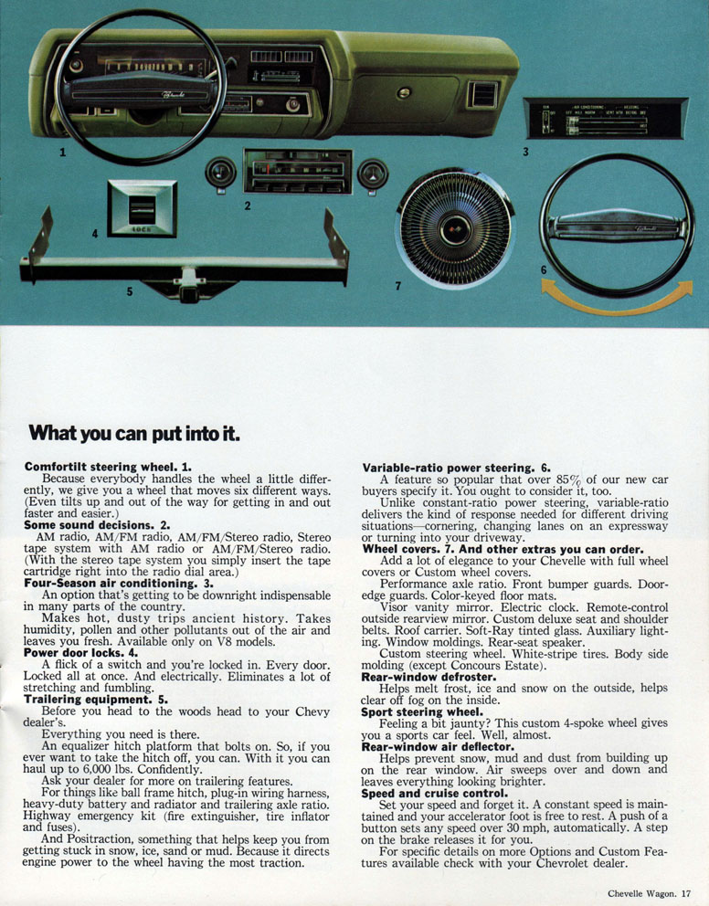 1972 Chevrolet Wagons Brochure Page 5
